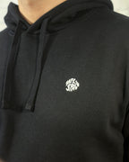 Hoodie "This too shall pass" black/white