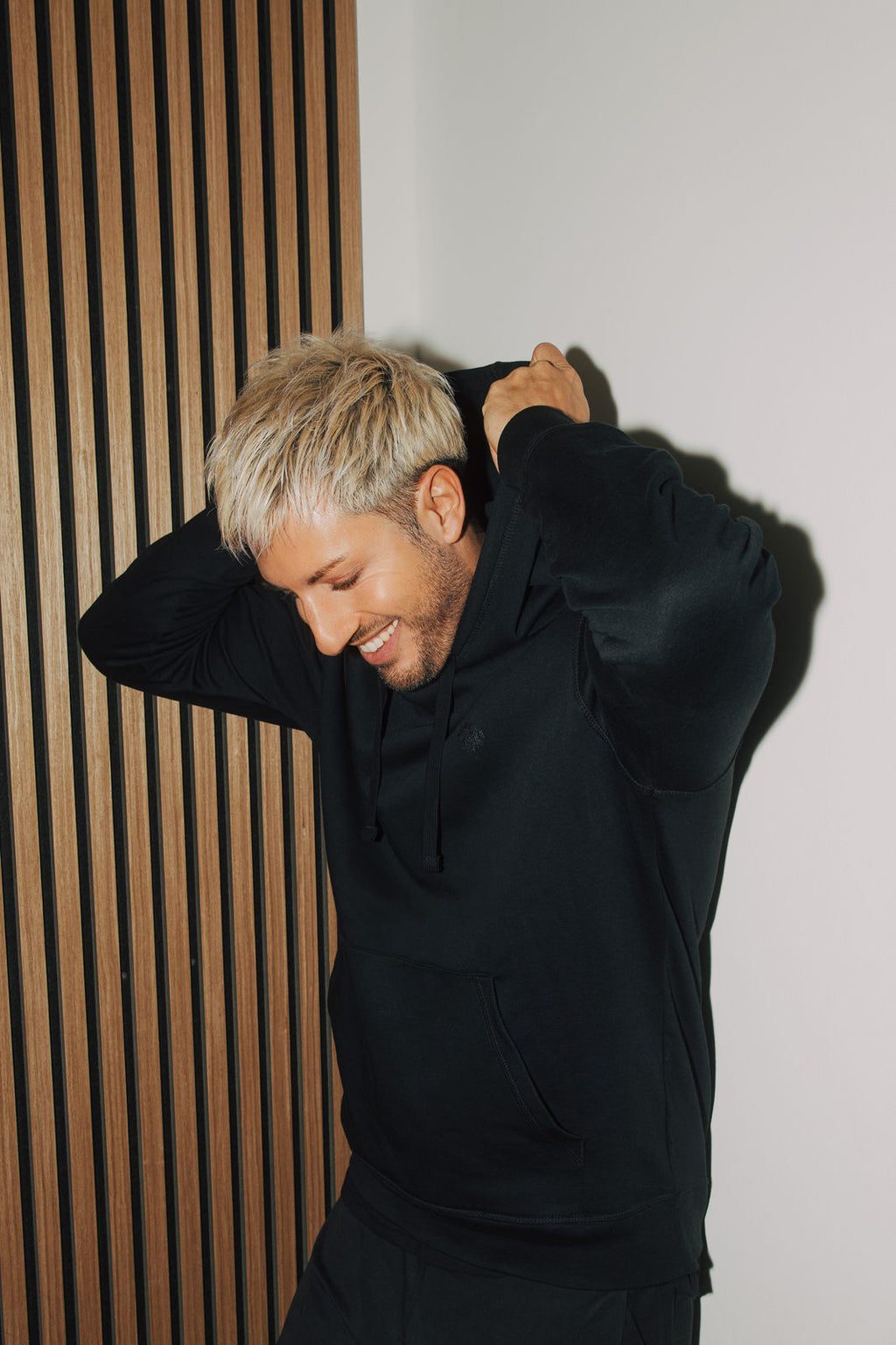 Hoodie "Life over taste" black/black