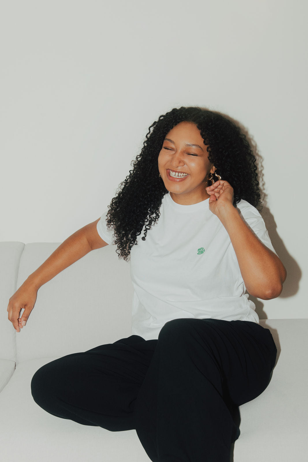 T-Shirt "This too shall pass" white/green