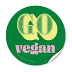 Sticker "Go Vegan"
