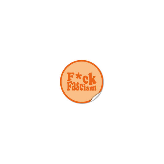 Sticker "F*ck Fascism" - Orange