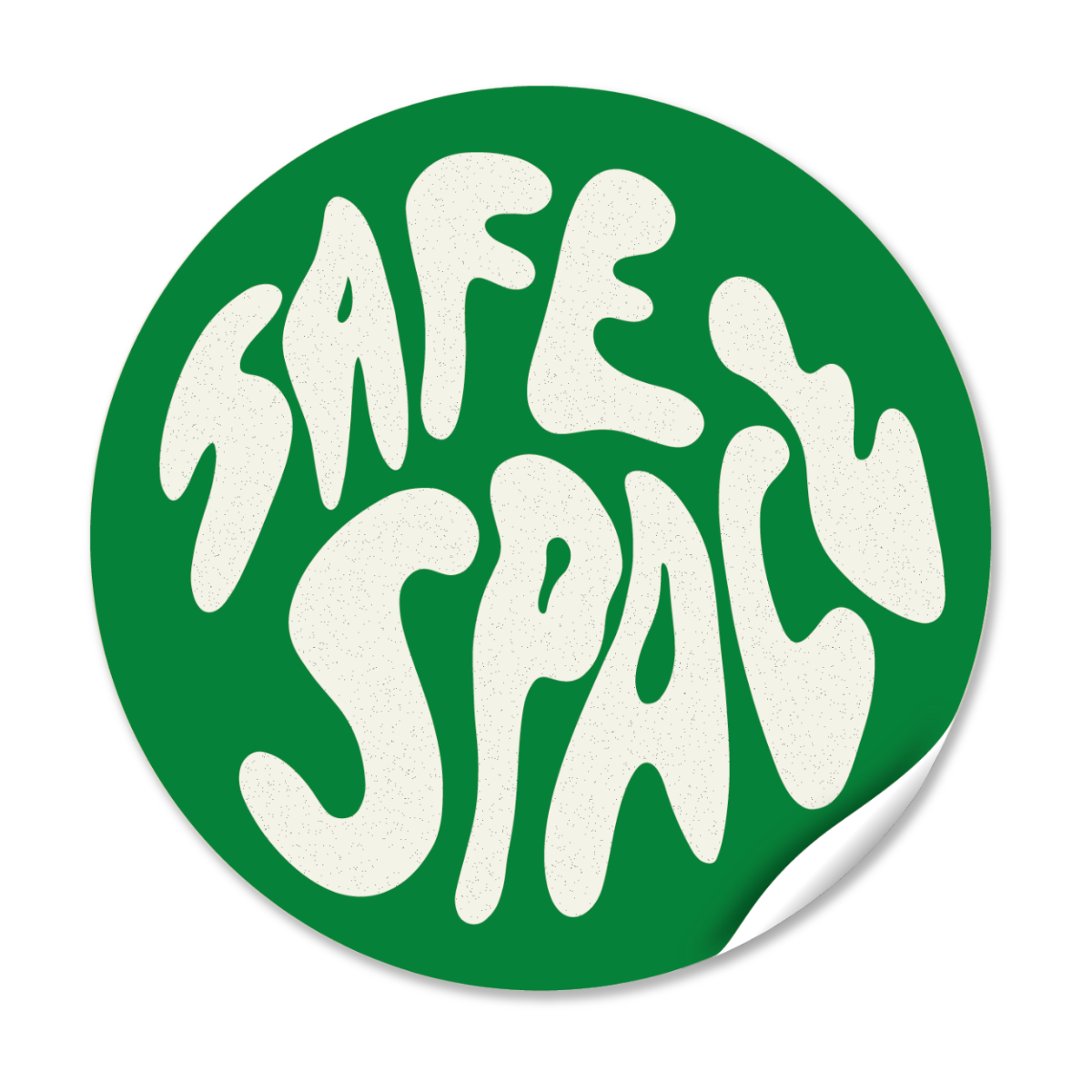 Sticker "Safe Space" - Grün