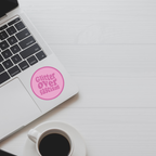 Sticker "Glitter over fascism" - Lila