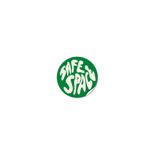 Sticker "Safe Space" - Grün