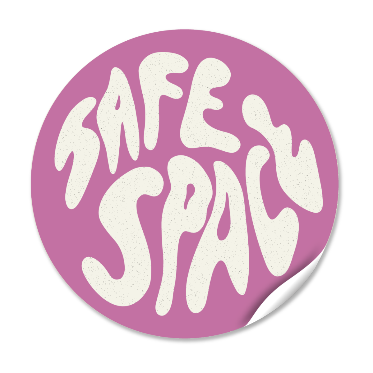 Sticker "Safe Space" - Lila