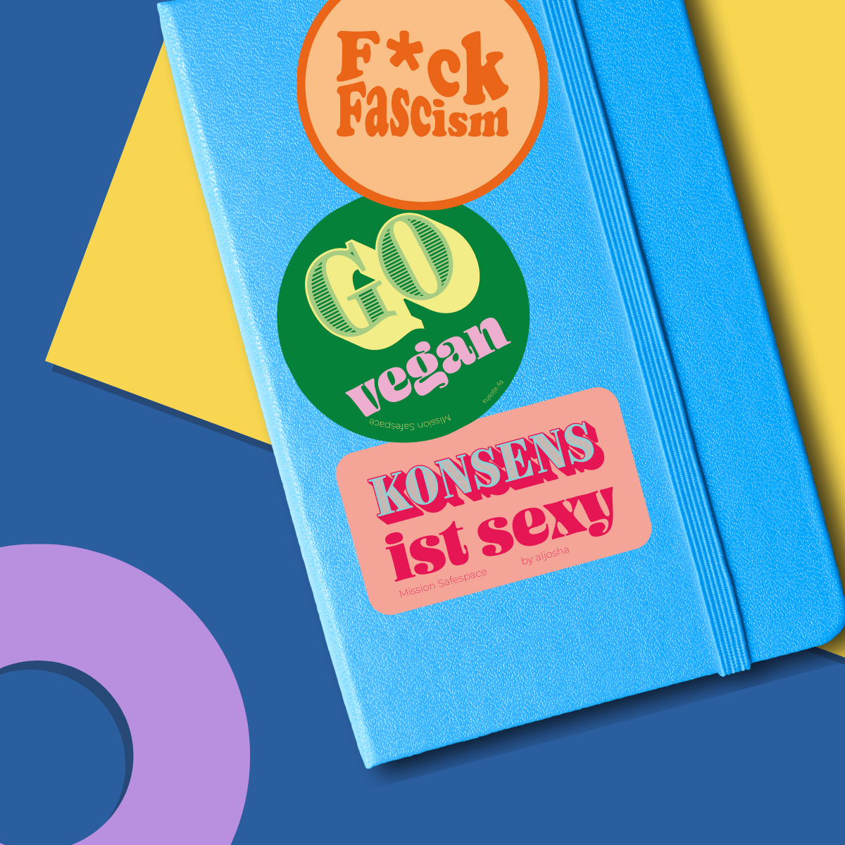 Sticker "F*ck Fascism" - Orange