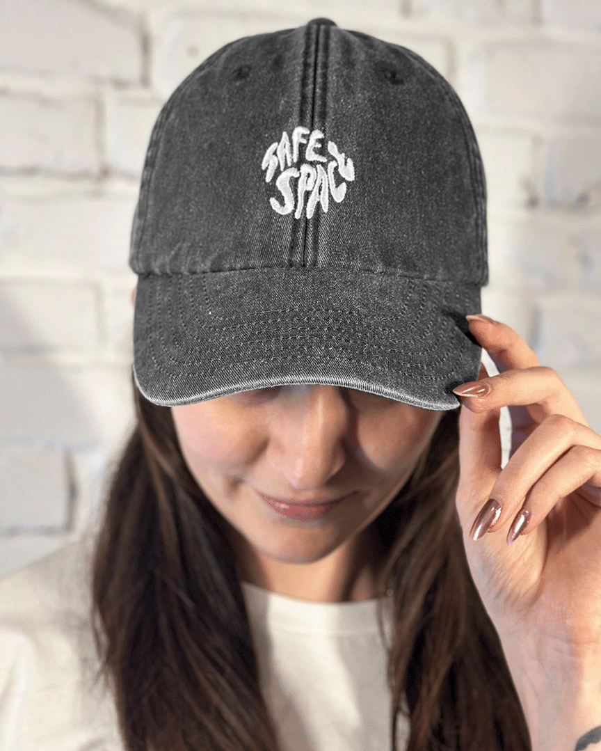 Cap "Mission SafeSpace" dark grey