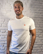 T-Shirt "Mission SafeSpace" white/orange