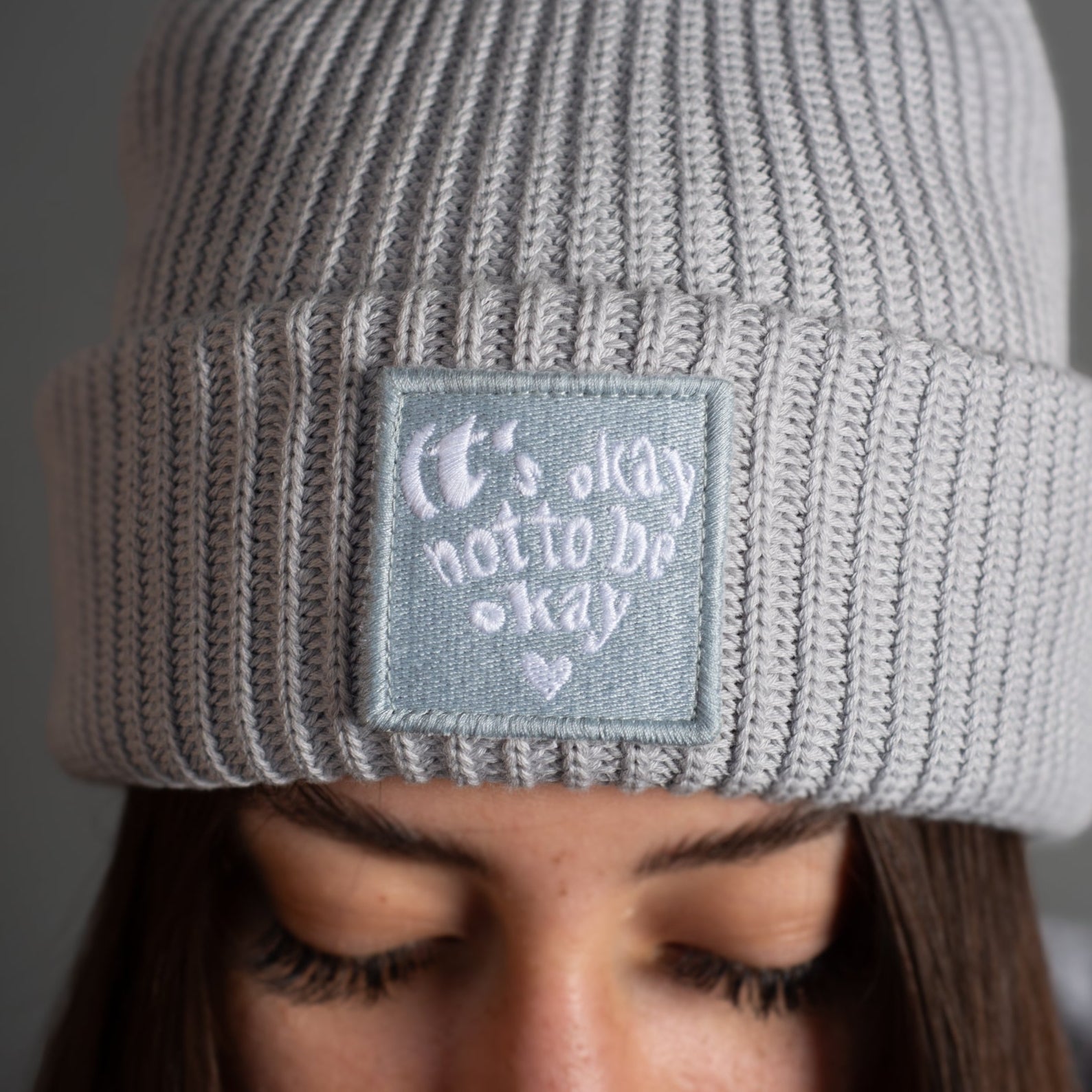 Beanie "It's Okay" heavy rib