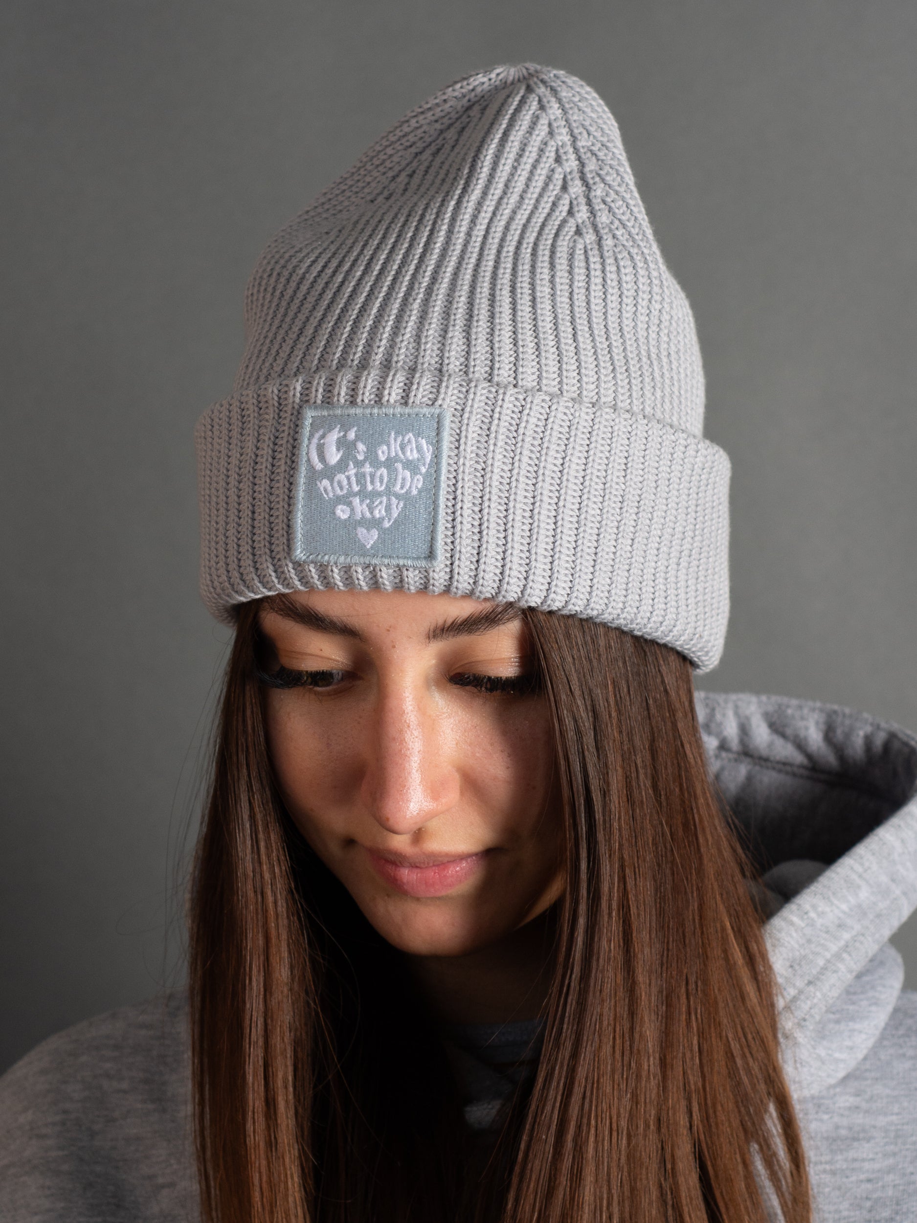 Beanie "It's Okay" heavy rib