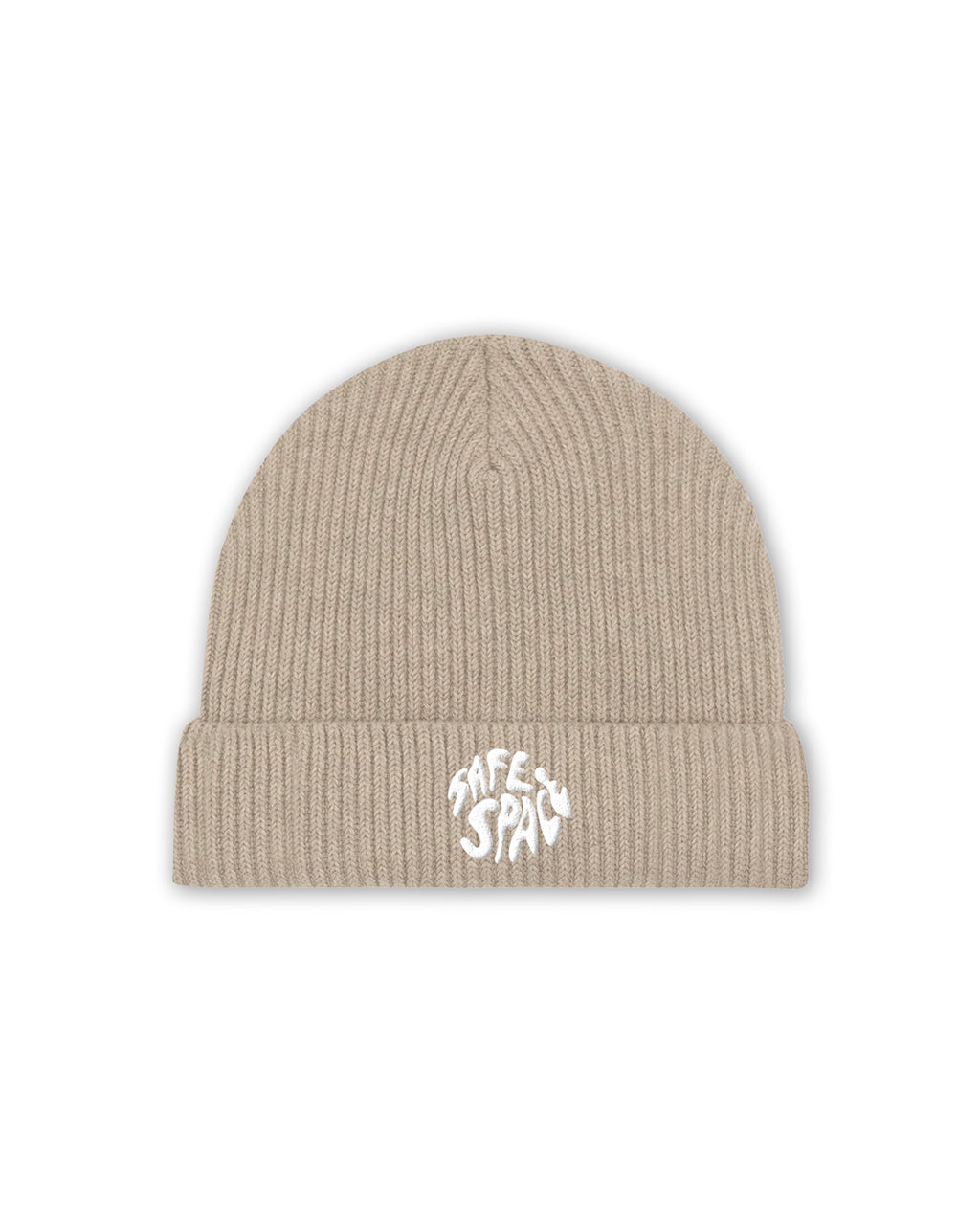 Beanie "Mission SafeSpace" sand