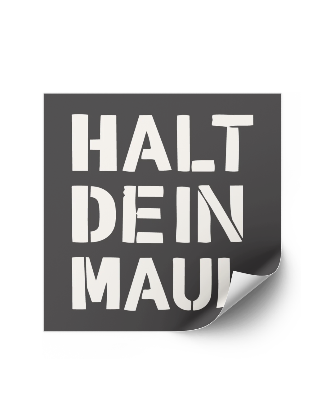 Stickerset "Halt dein Maul"