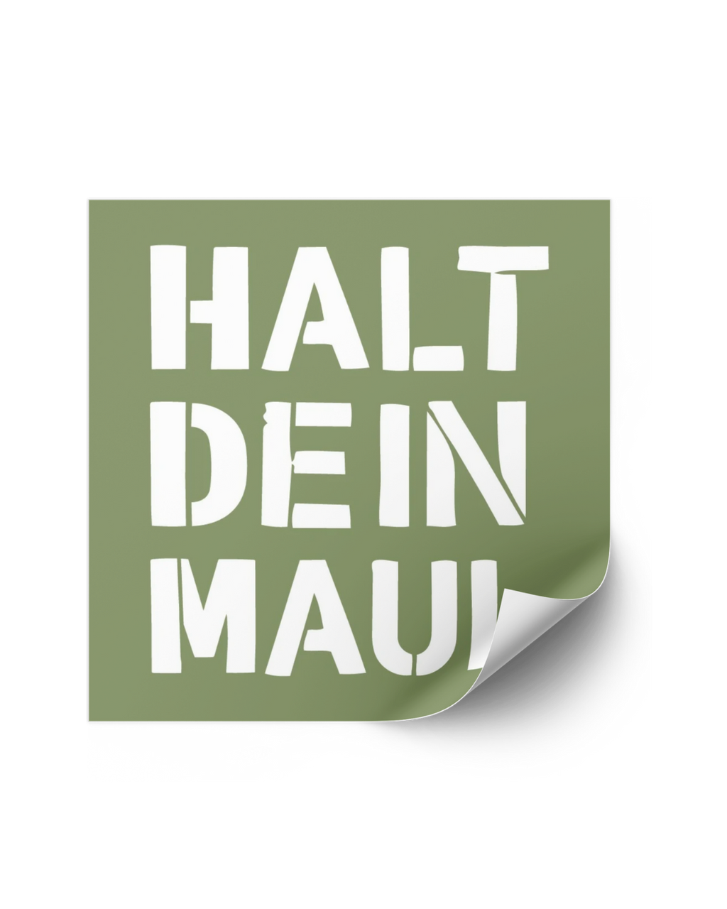 Stickerset "Halt dein Maul"