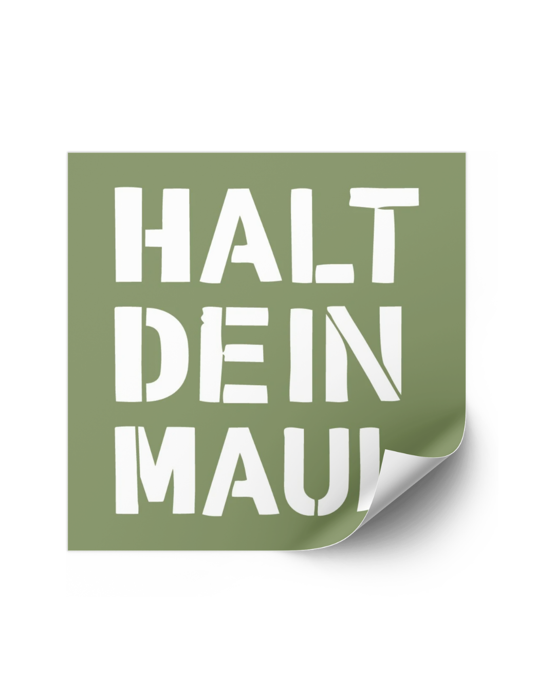 Stickerset "Halt dein Maul"