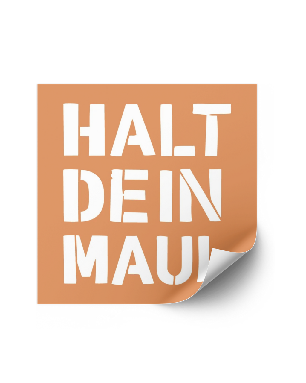 Stickerset "Halt dein Maul"