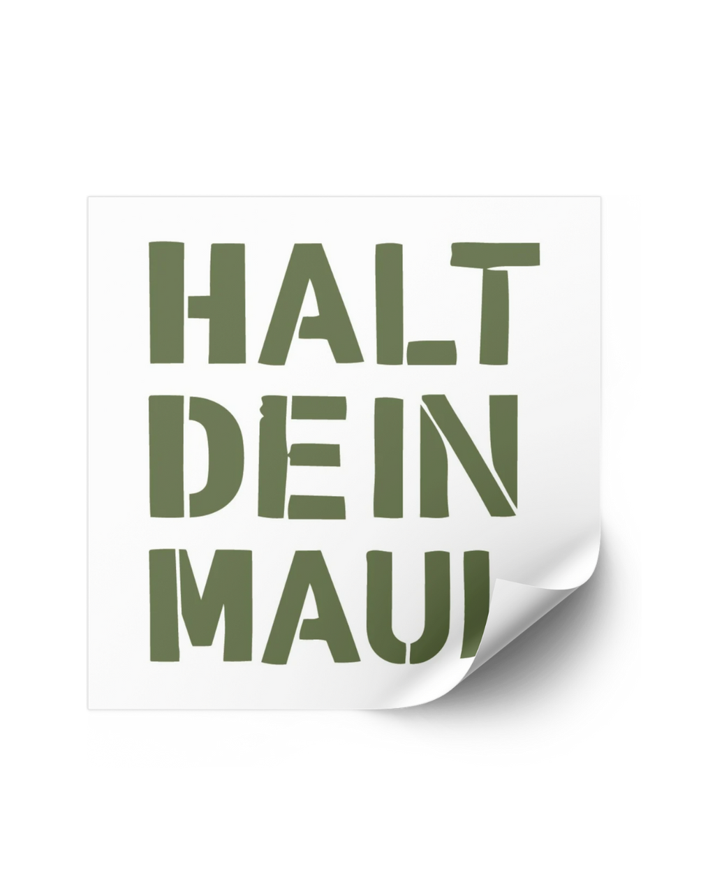 Stickerset "Halt dein Maul"