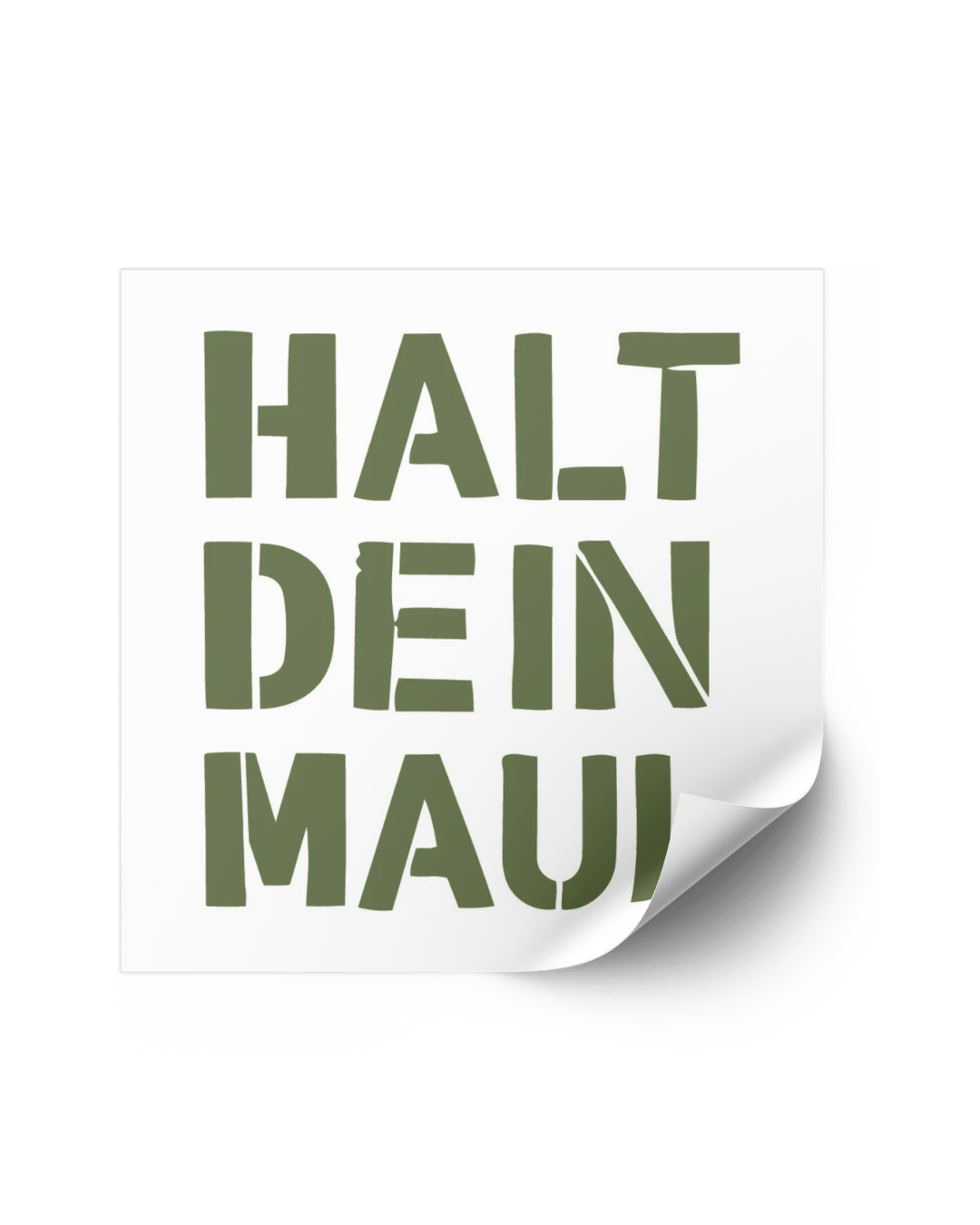 Stickerset "Halt dein Maul"