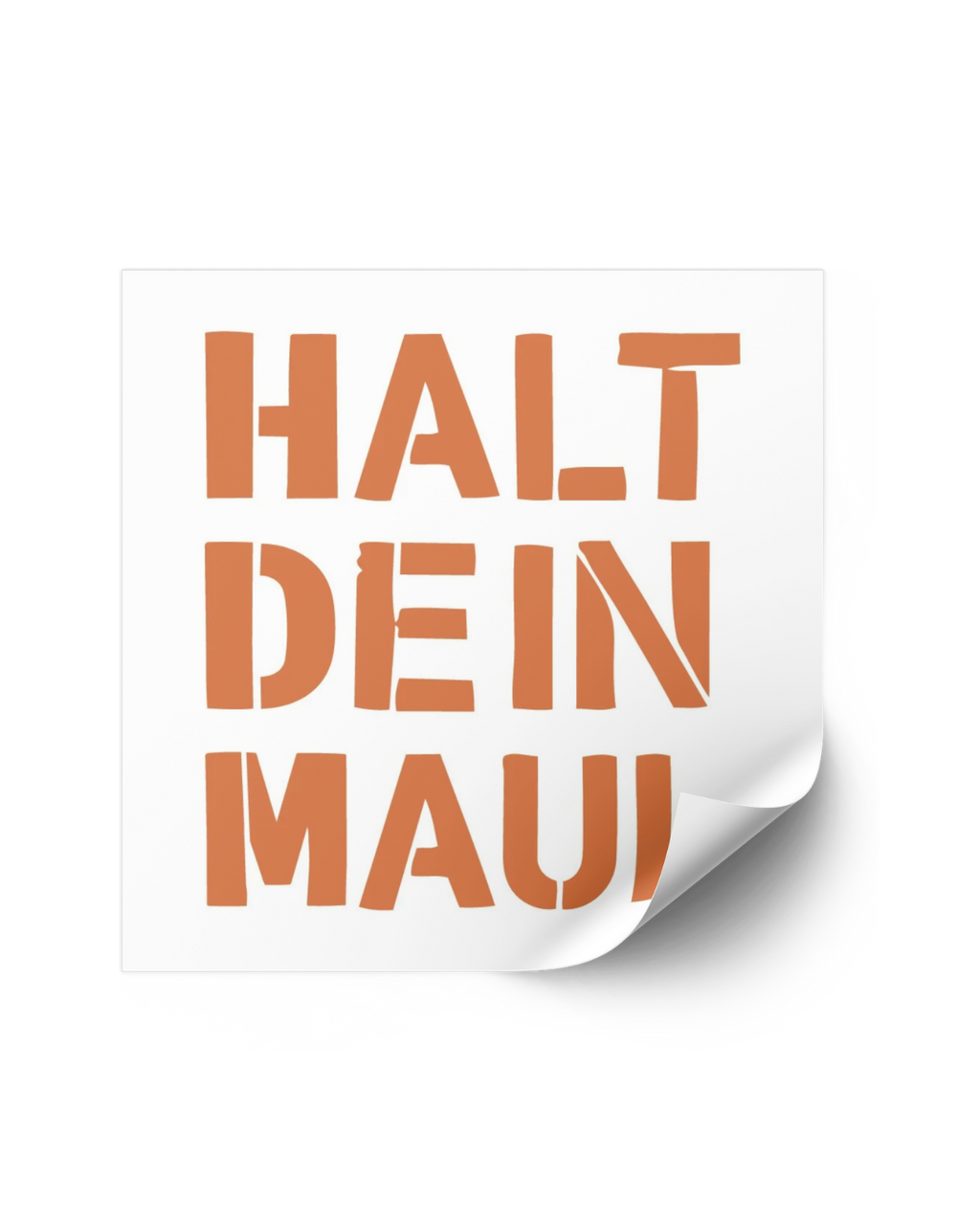 Stickerset "Halt dein Maul"