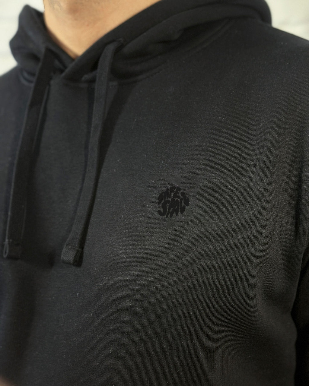 Hoodie "This too shall pass" black/black