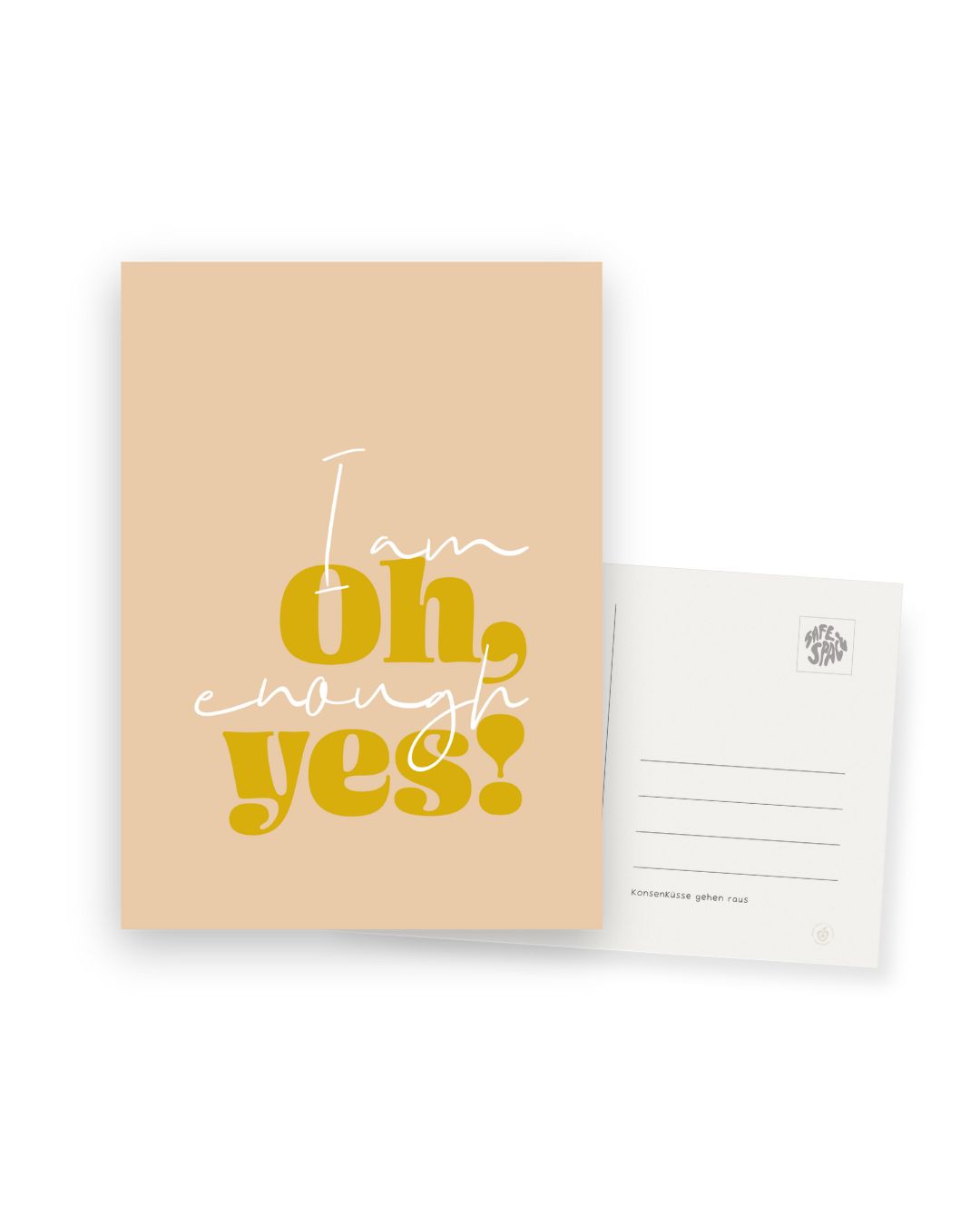 Karte "Oh, yes! I am enough"