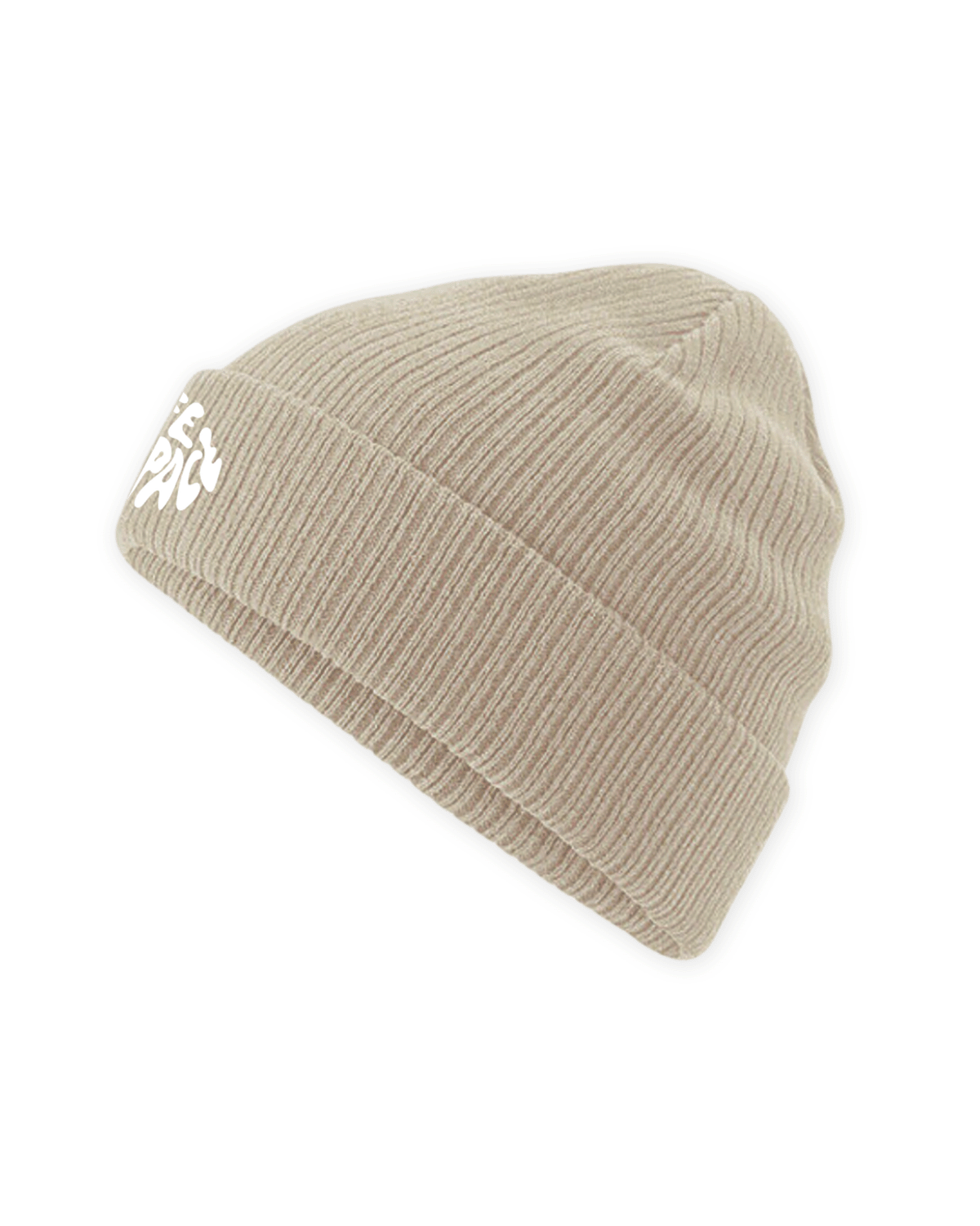 Beanie "Mission SafeSpace" sand