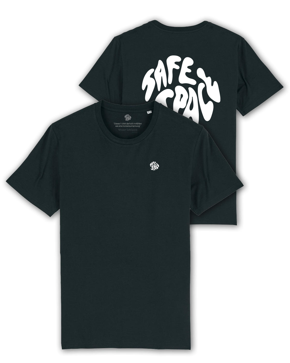 T-Shirt "Mission SafeSpace" schwarz