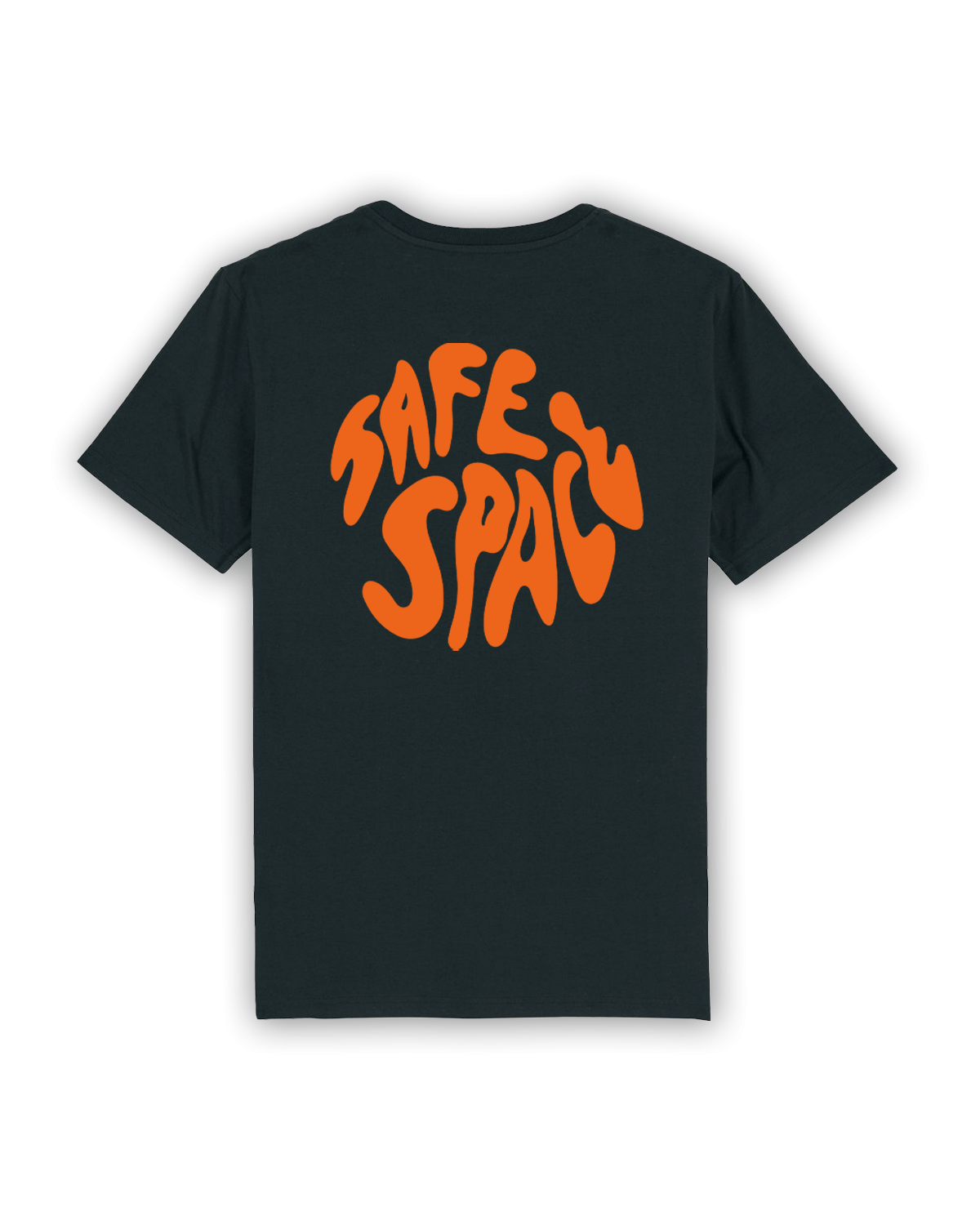 T-Shirt "Mission SafeSpace" black/orange