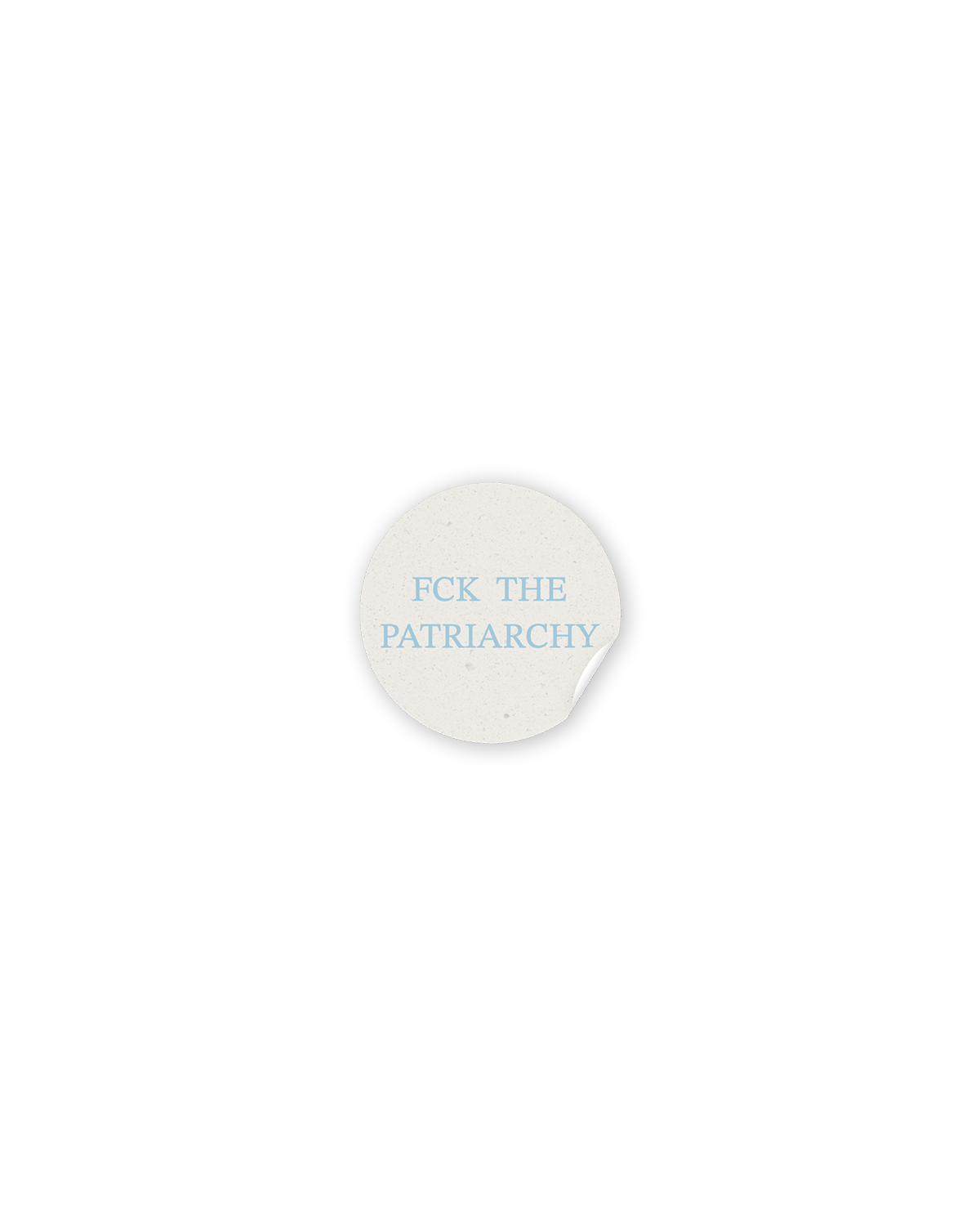 Sticker "Fck the Patriarchy"