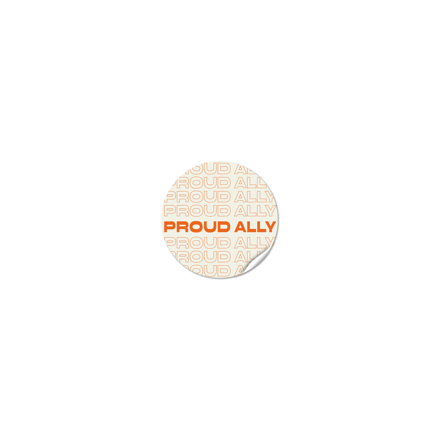 Sticker "PROUD ALLY"