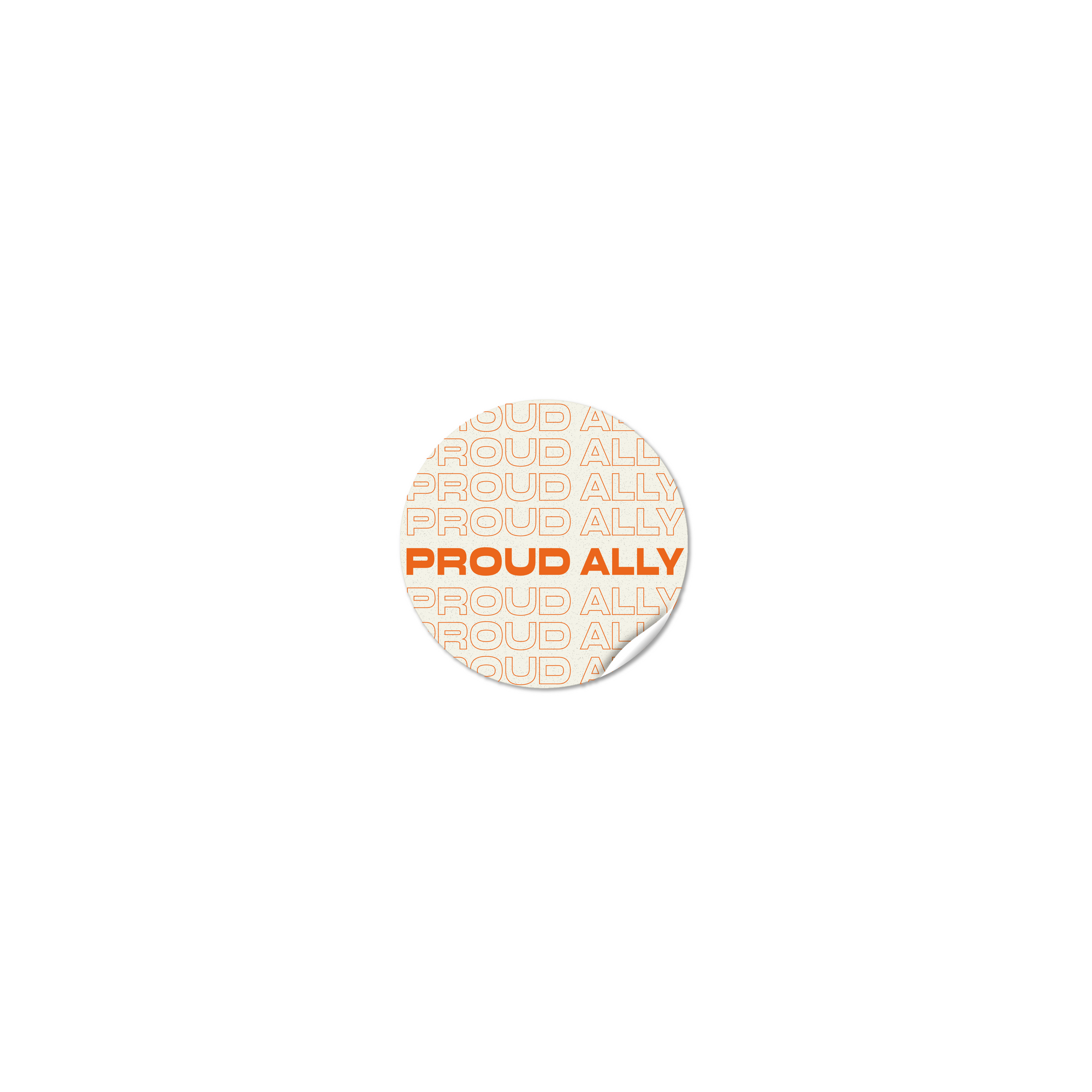 Sticker "PROUD ALLY"