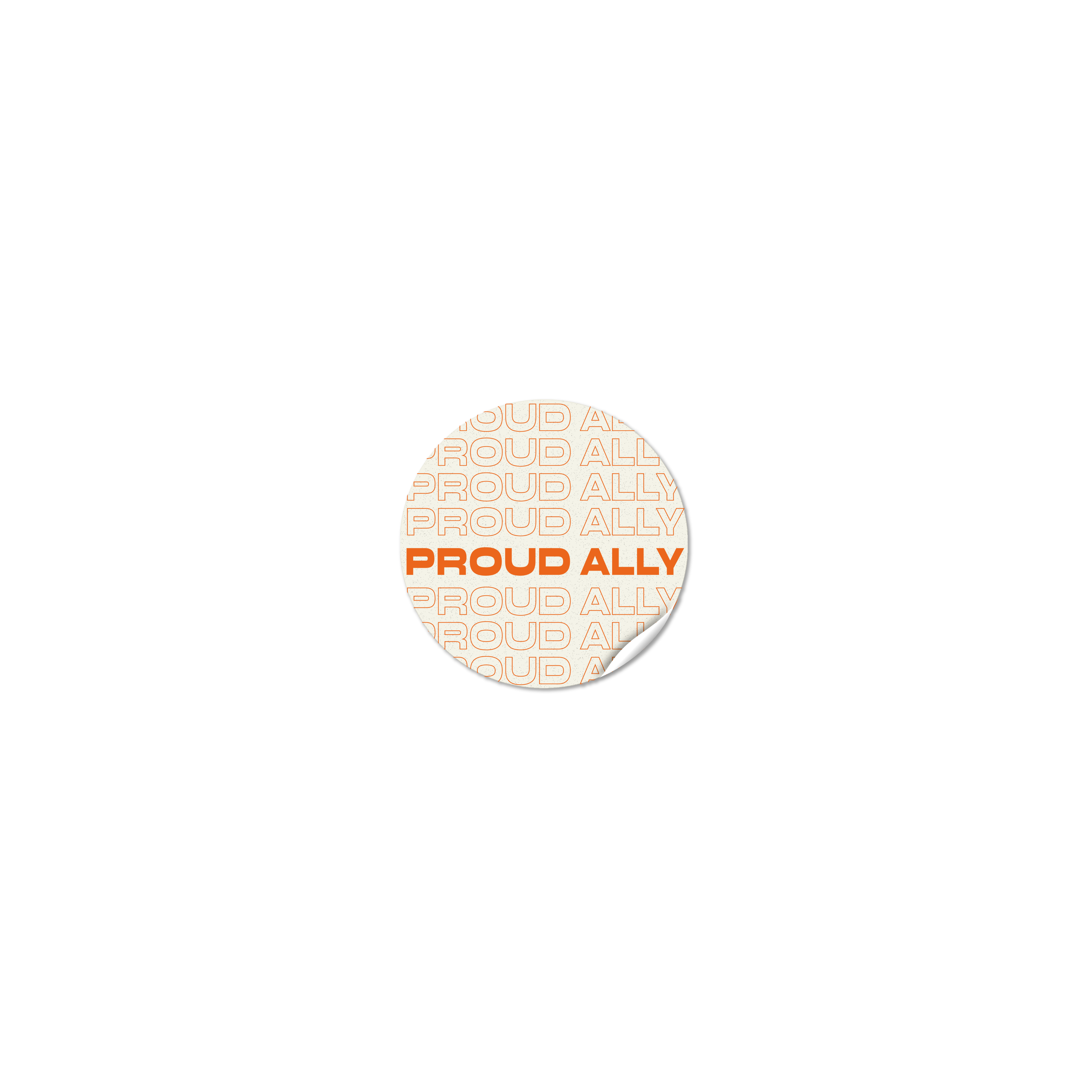 Sticker "PROUD ALLY"