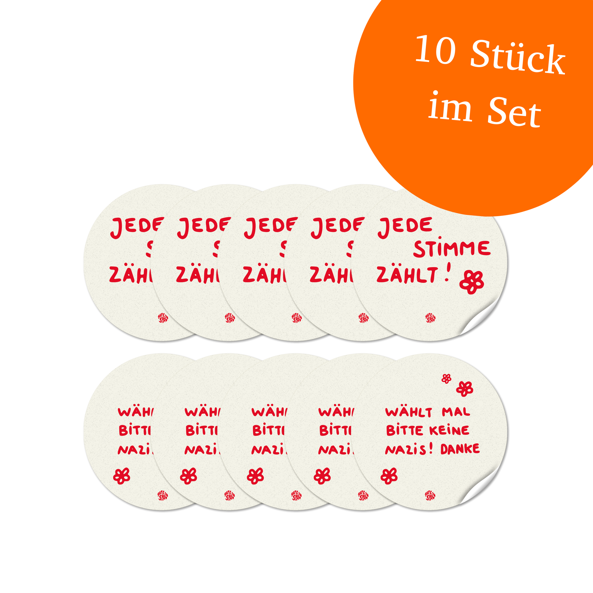 Stickerset "Wahlen"