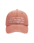 Base Cap "Träume nicht dein Leben" vintage orange