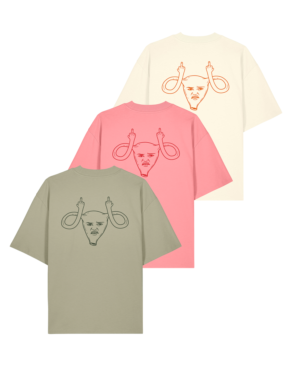 T-Shirt Unisex "Angry Uterus"