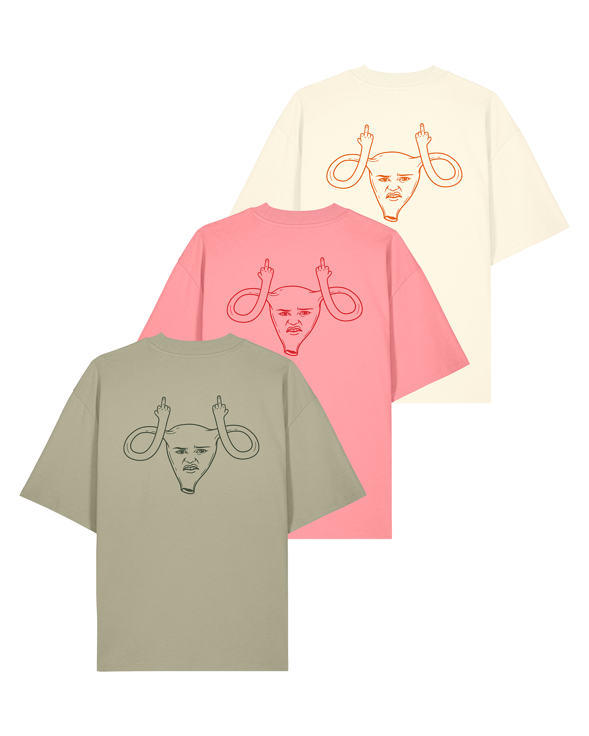 T-Shirt Unisex "Angry Uterus"