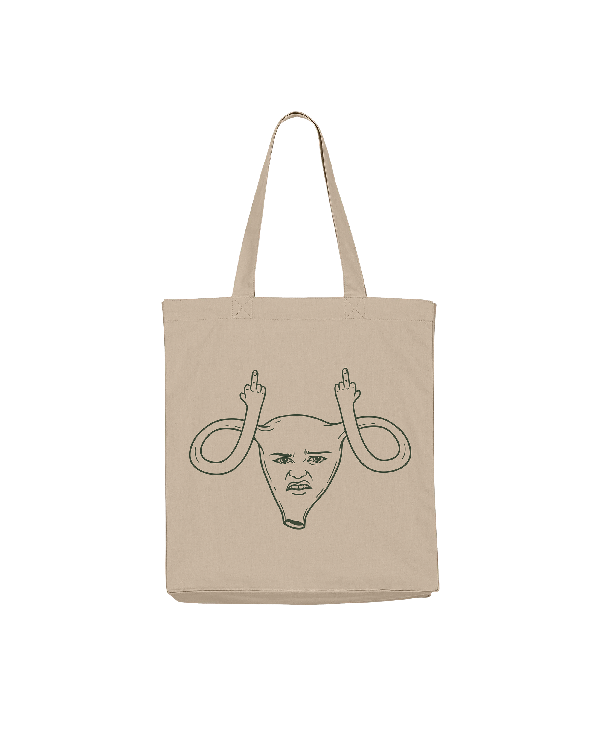 Baumwolltasche "Angry Uterus"