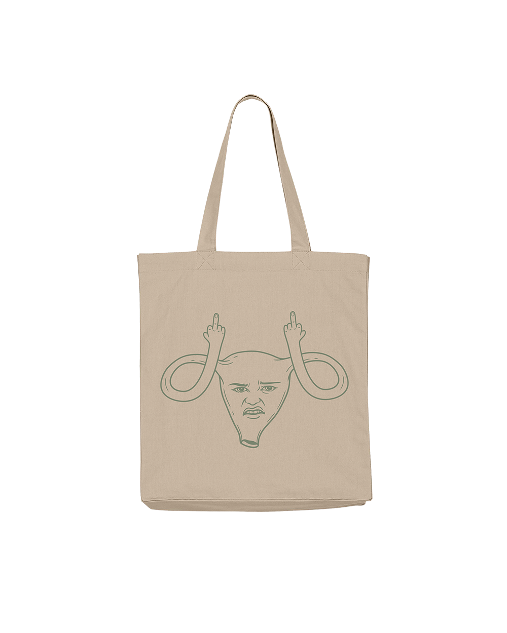Baumwolltasche "Angry Uterus"