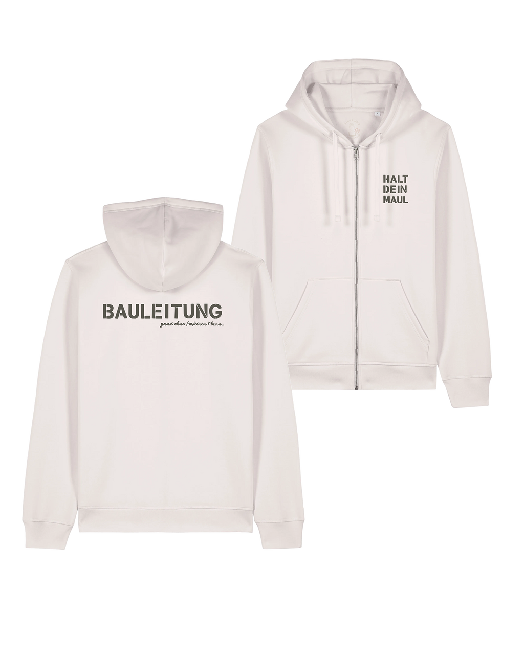 Zipper Unisex "Halt dein Maul"