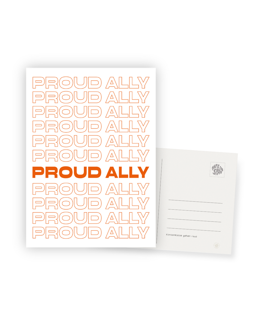 Karte "PROUD ALLY"