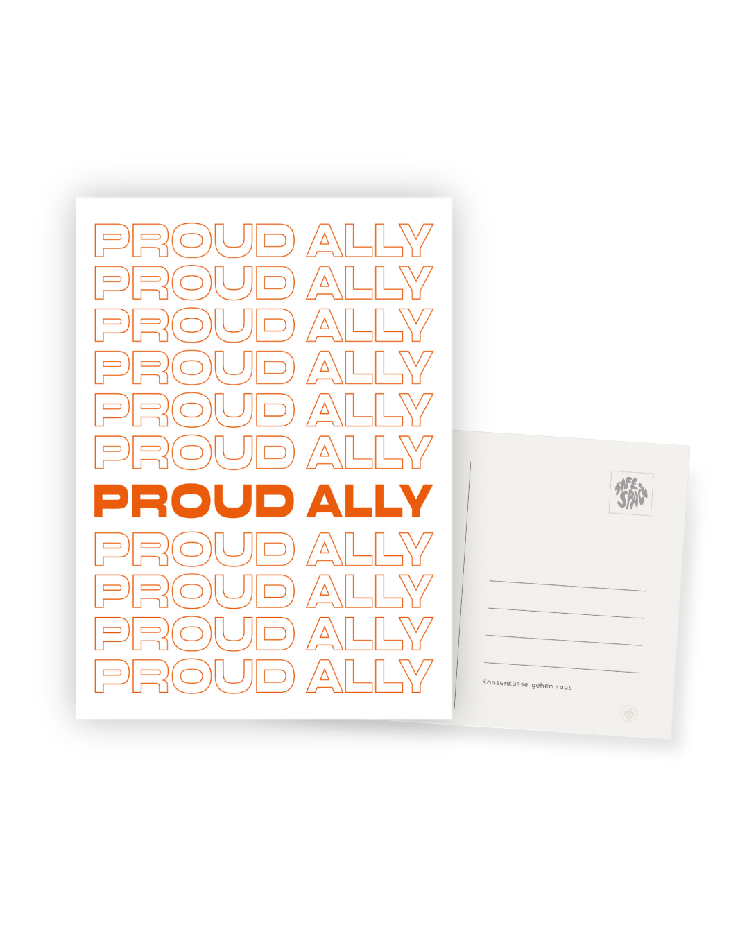 Karte "PROUD ALLY"