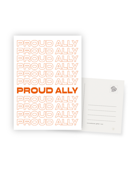 Karte "PROUD ALLY"