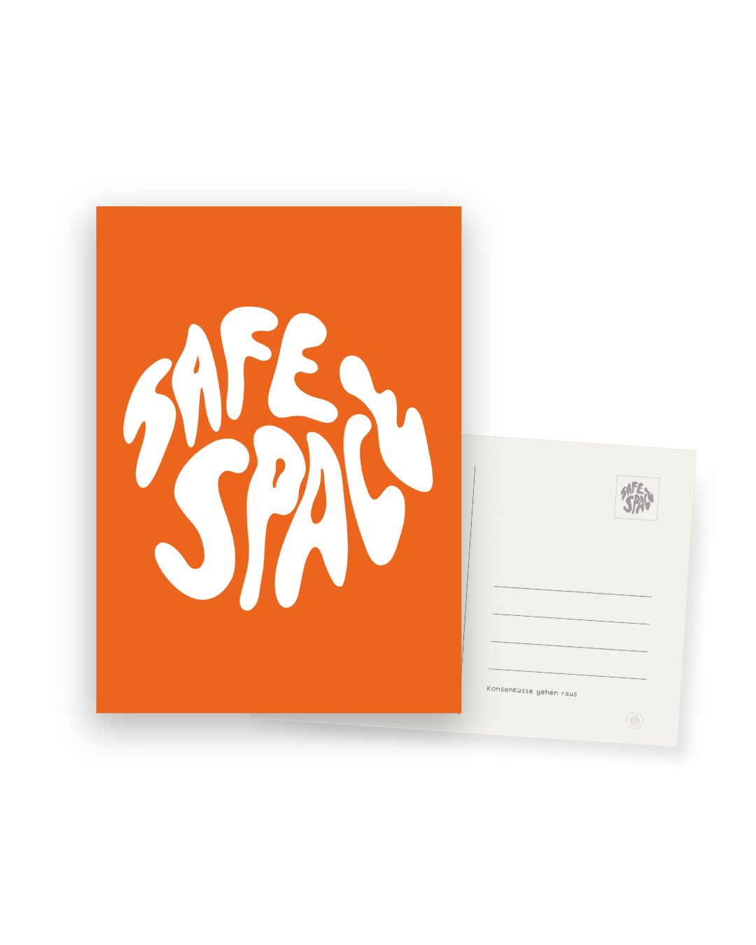 Karte "SafeSpace orange"