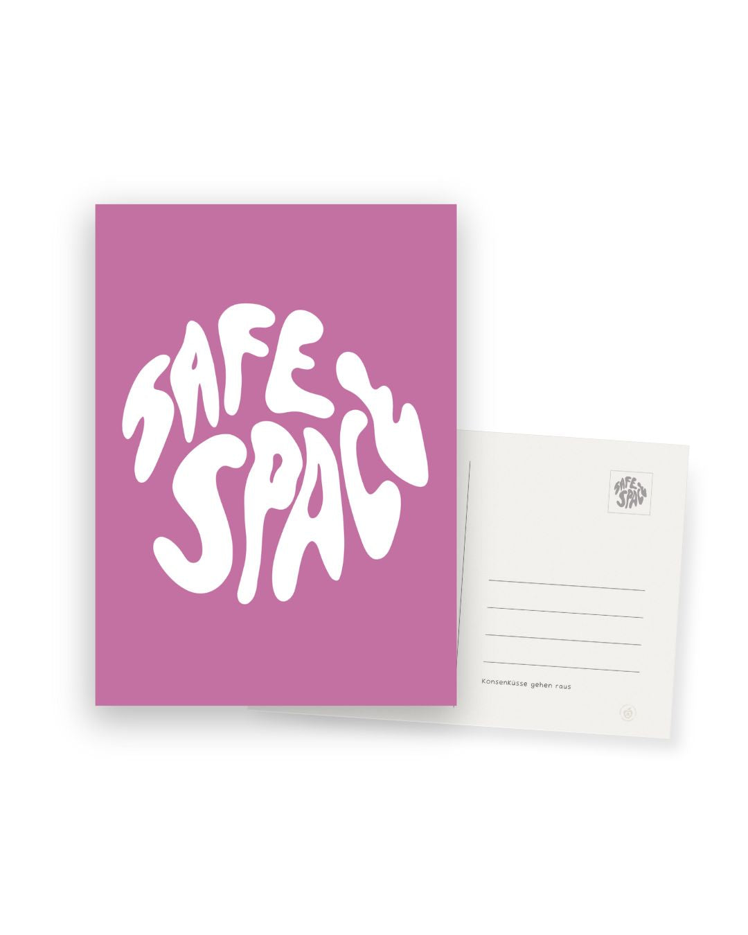 Karte "SafeSpace lila"