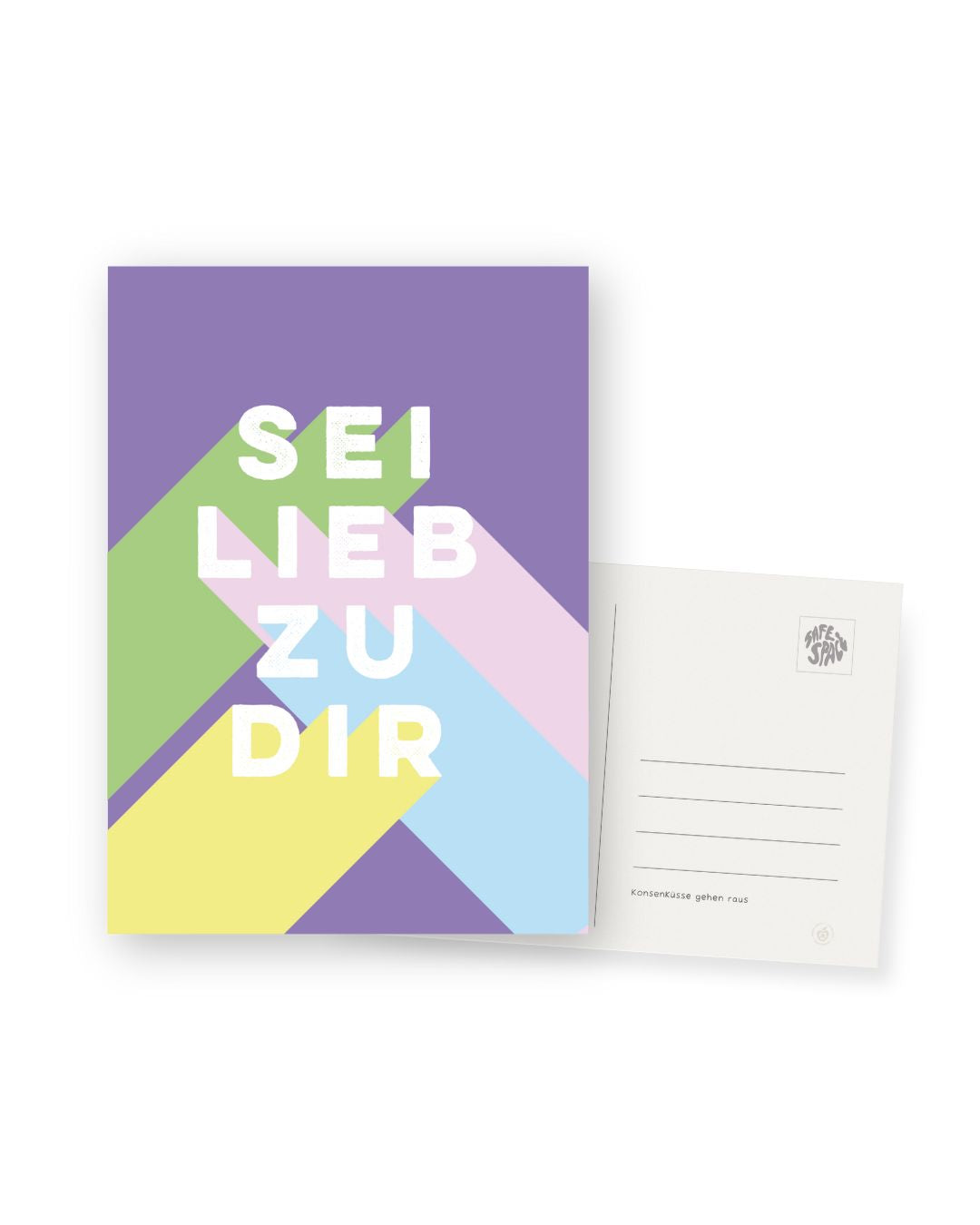 Karte "Sei lieb zu dir"