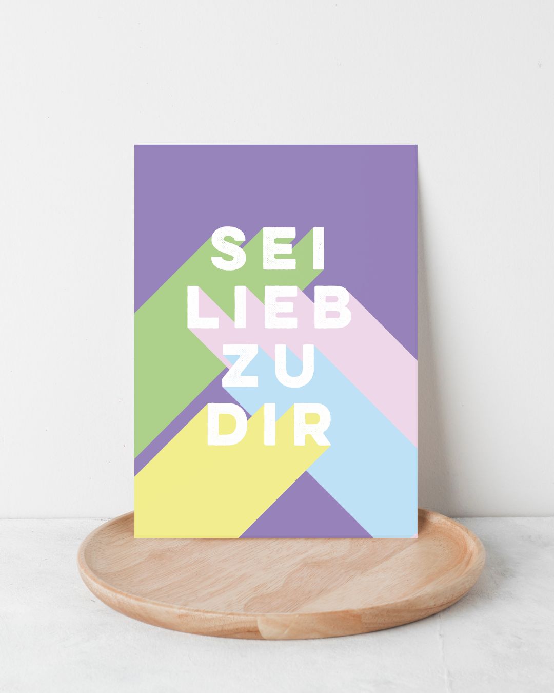 Karte "Sei lieb zu dir"