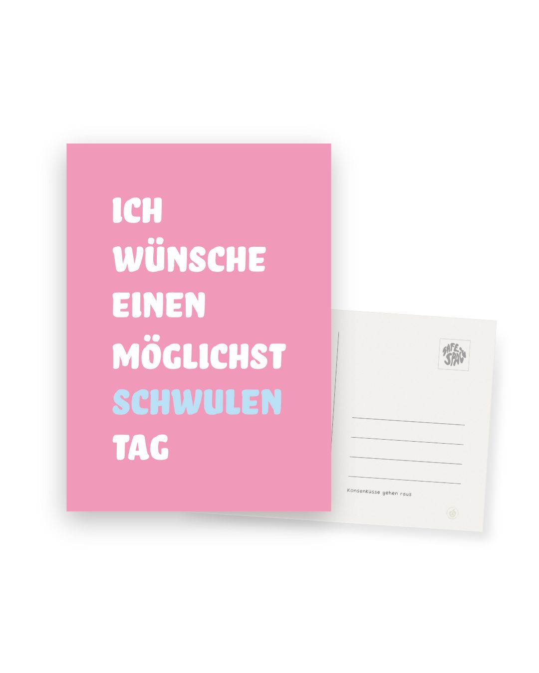 Karte "Ich wünsche einen möglichst schwulen Tag"